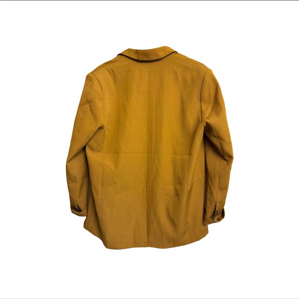 🌸Like New Oversized Blazer In Mustard, Size Medium - Picture 5 of 8
